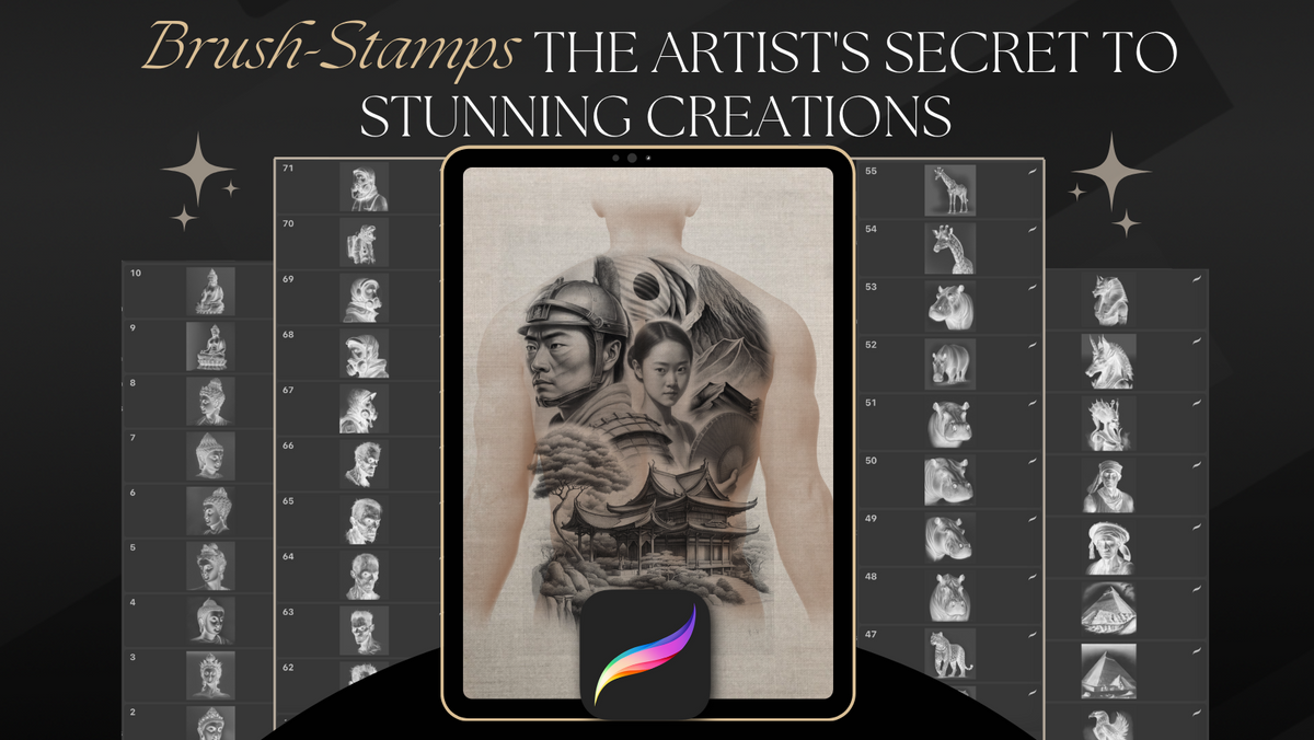 Maximize Your Artistry with Procreate Brushstamps from Pro-Designs
