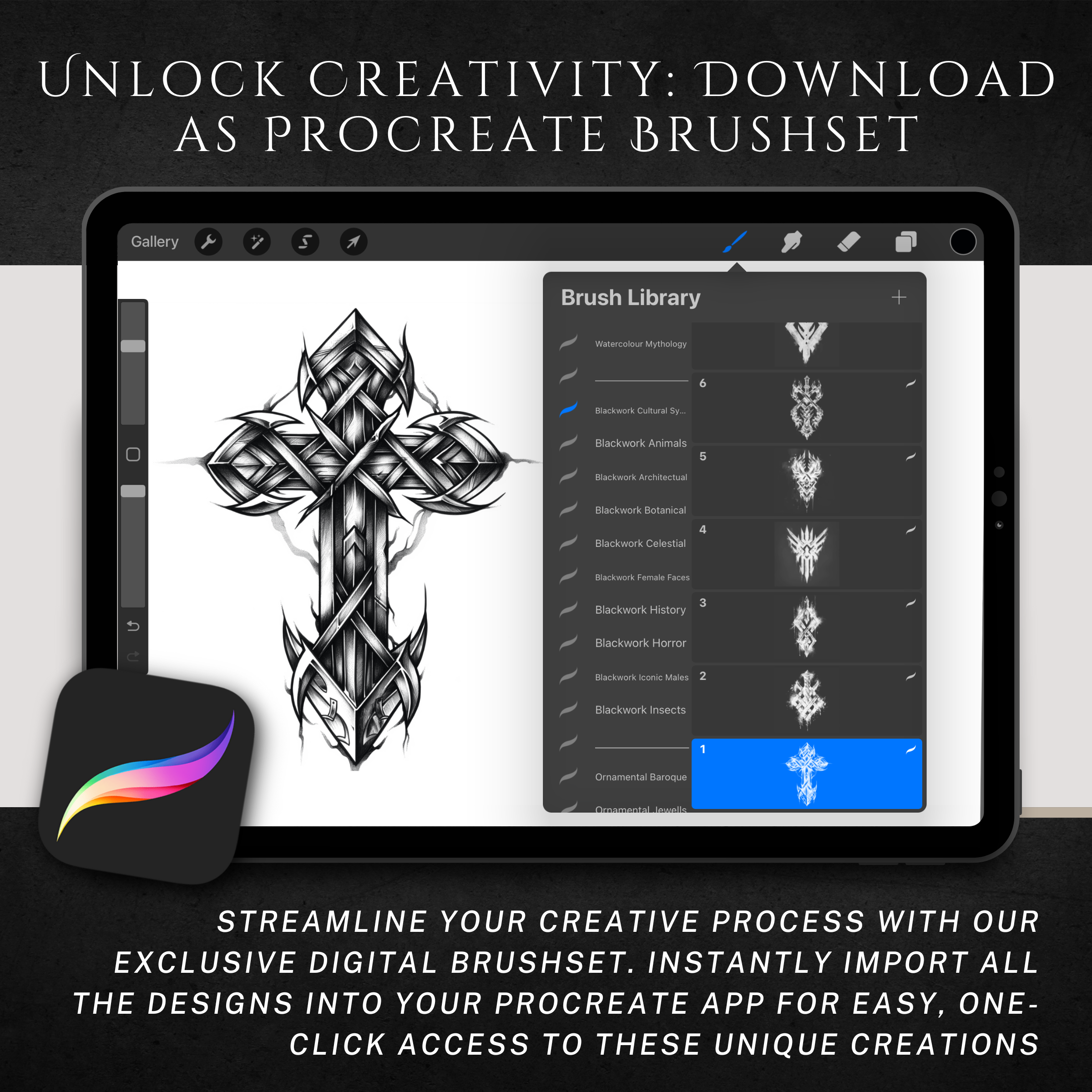 Blackwork Cultural Symbols" – A Bold Journey Through Cultural Heritage