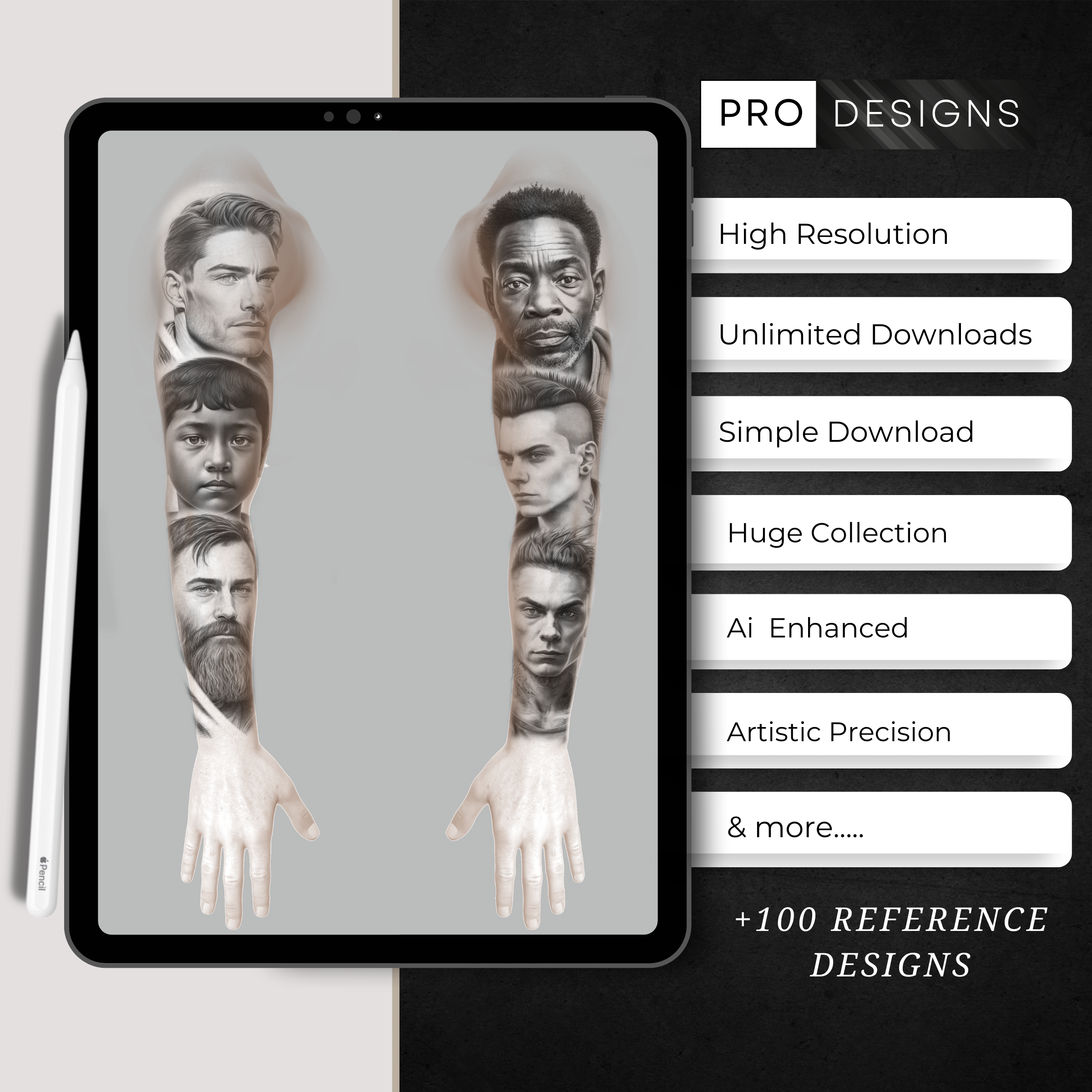 "Visage of Man" - The Male Portraits Collection