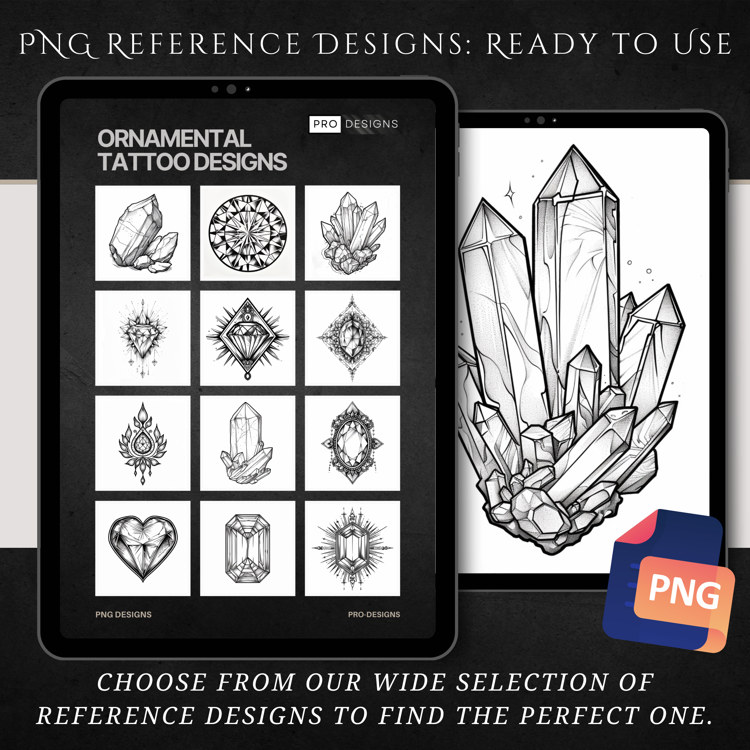 "Ornamental Jewels" – Intricate & Elegant Tattoo Designs Inspired by Gemstones and Jewels