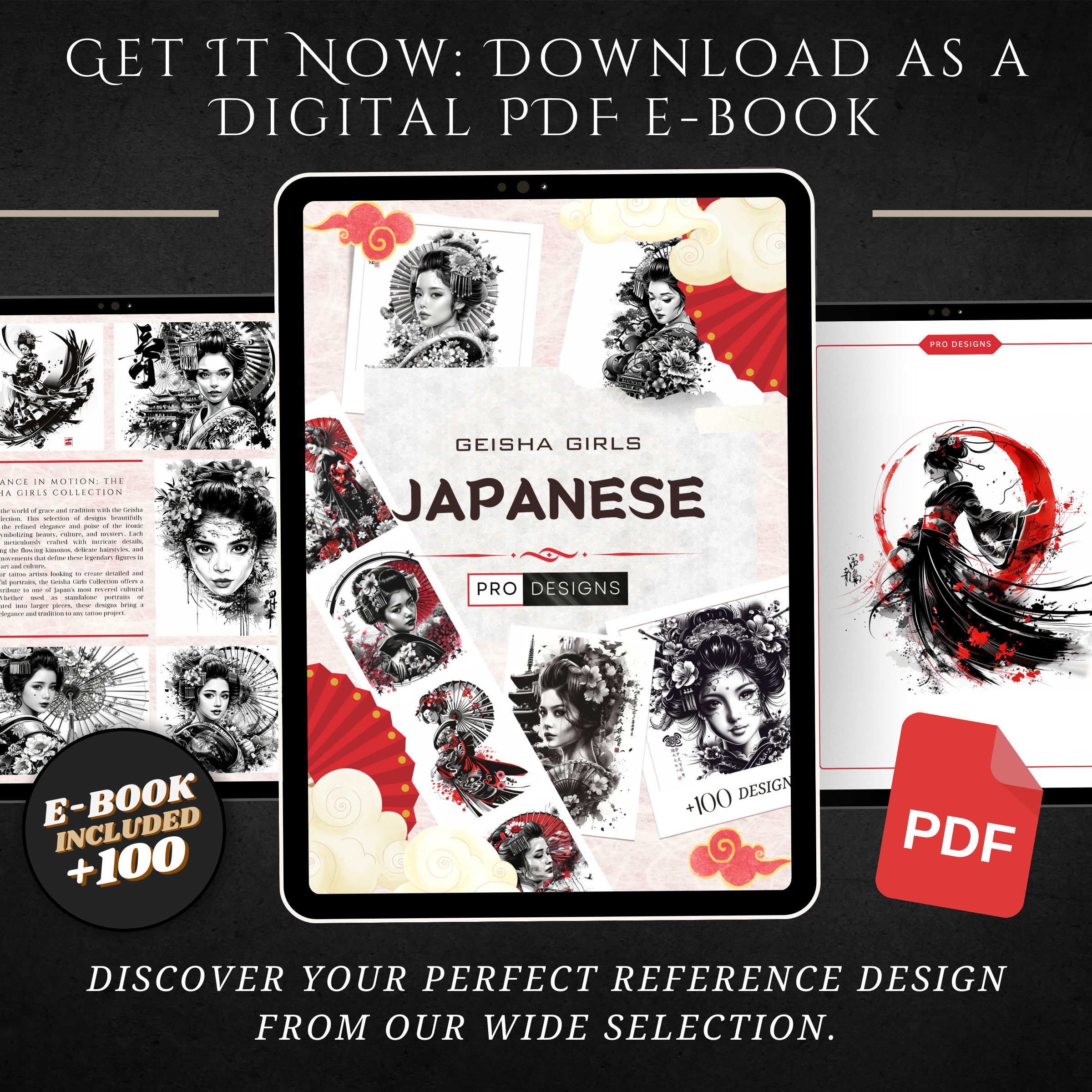 "Japanese Geisha Girls" – Elegant Tattoo Designs Inspired by Traditional Geishas
