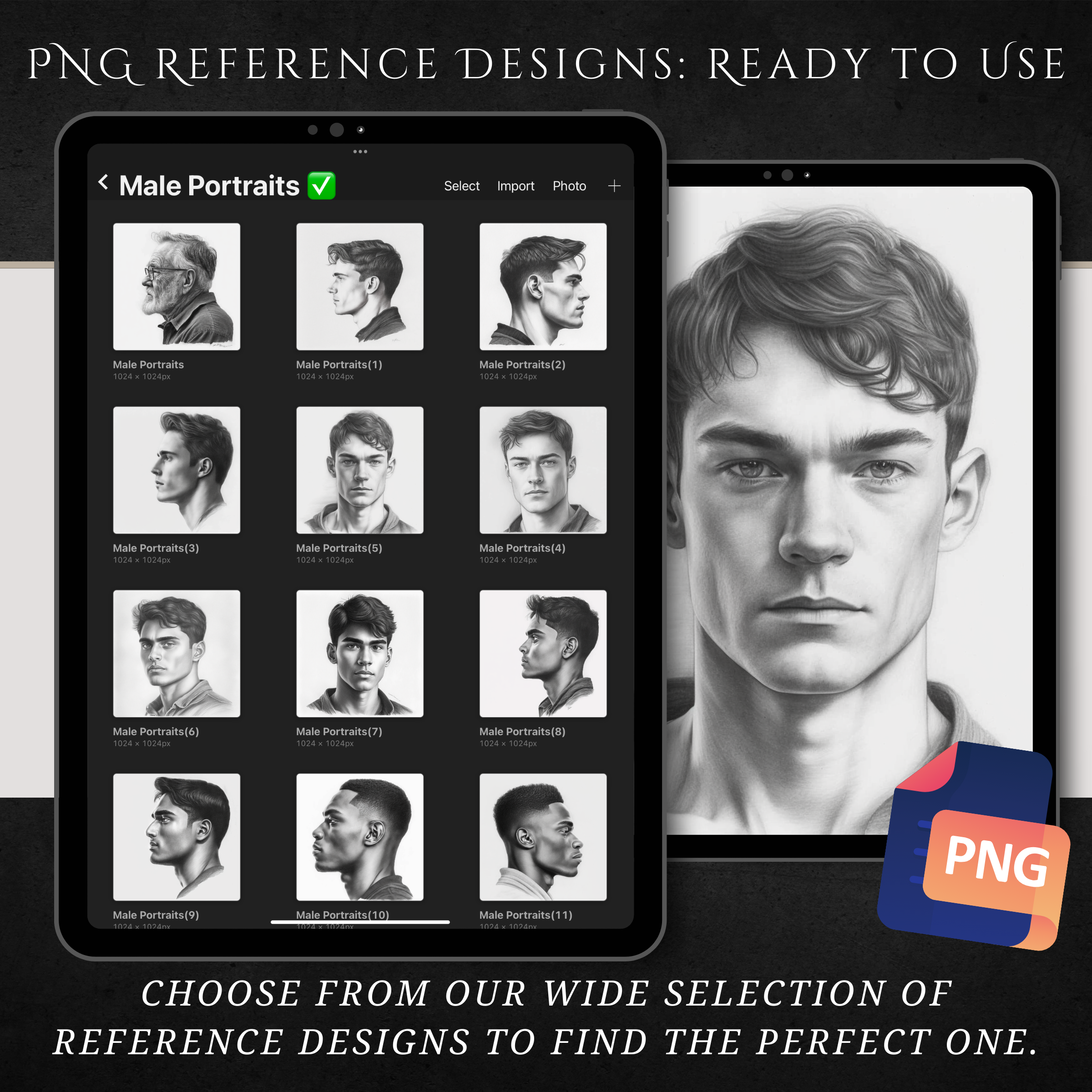 "Visage of Man" - The Male Portraits Collection