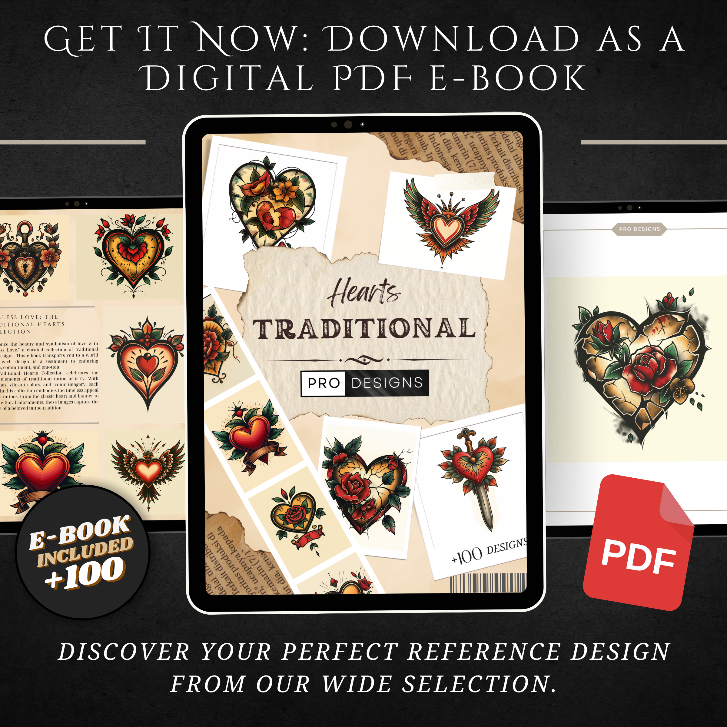 "Traditional Hearts" – Bold & Iconic Tattoo Designs Inspired by Classic Heart Motifs