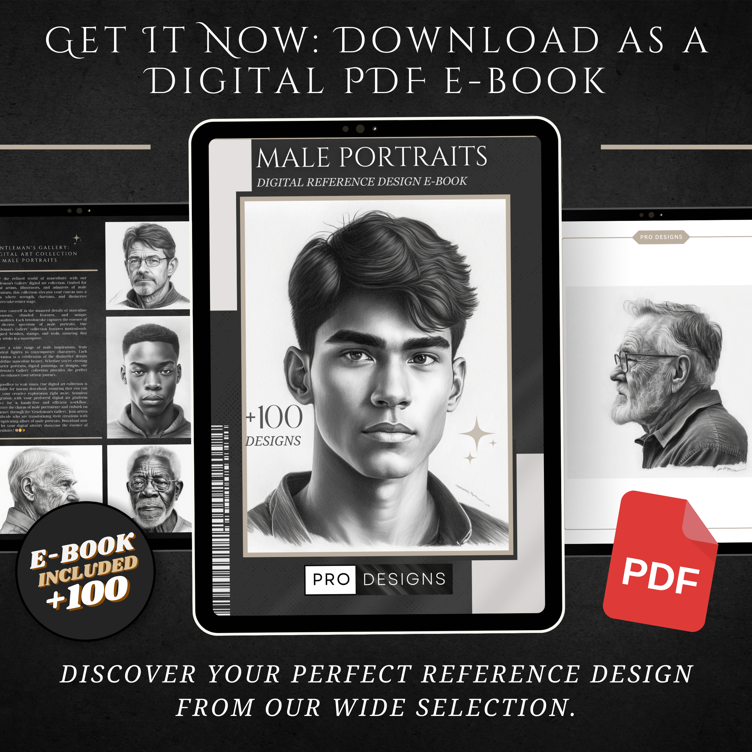 "Visage of Man" - The Male Portraits Collection