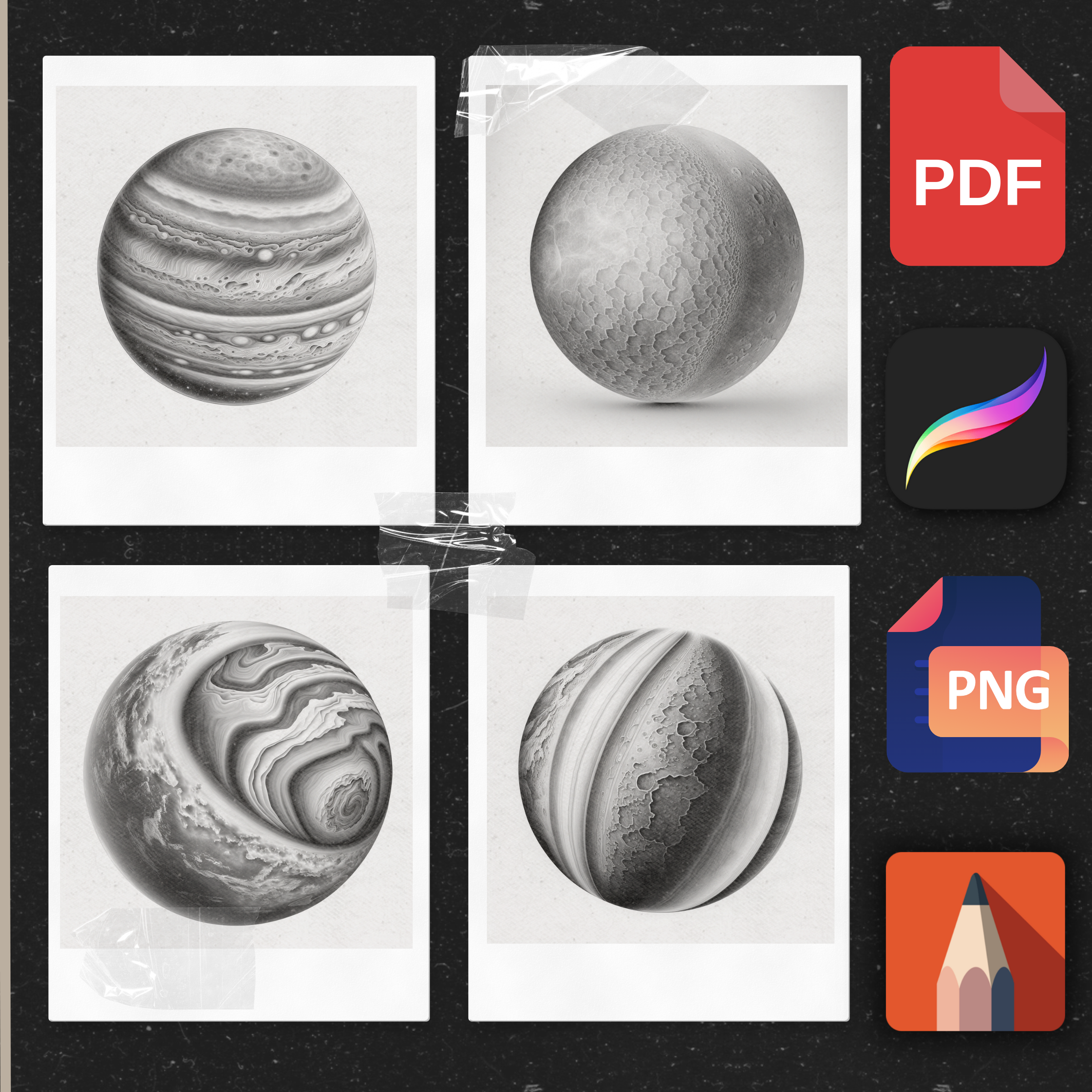 "Celestial Wonders" - The Galactic Planets Collection