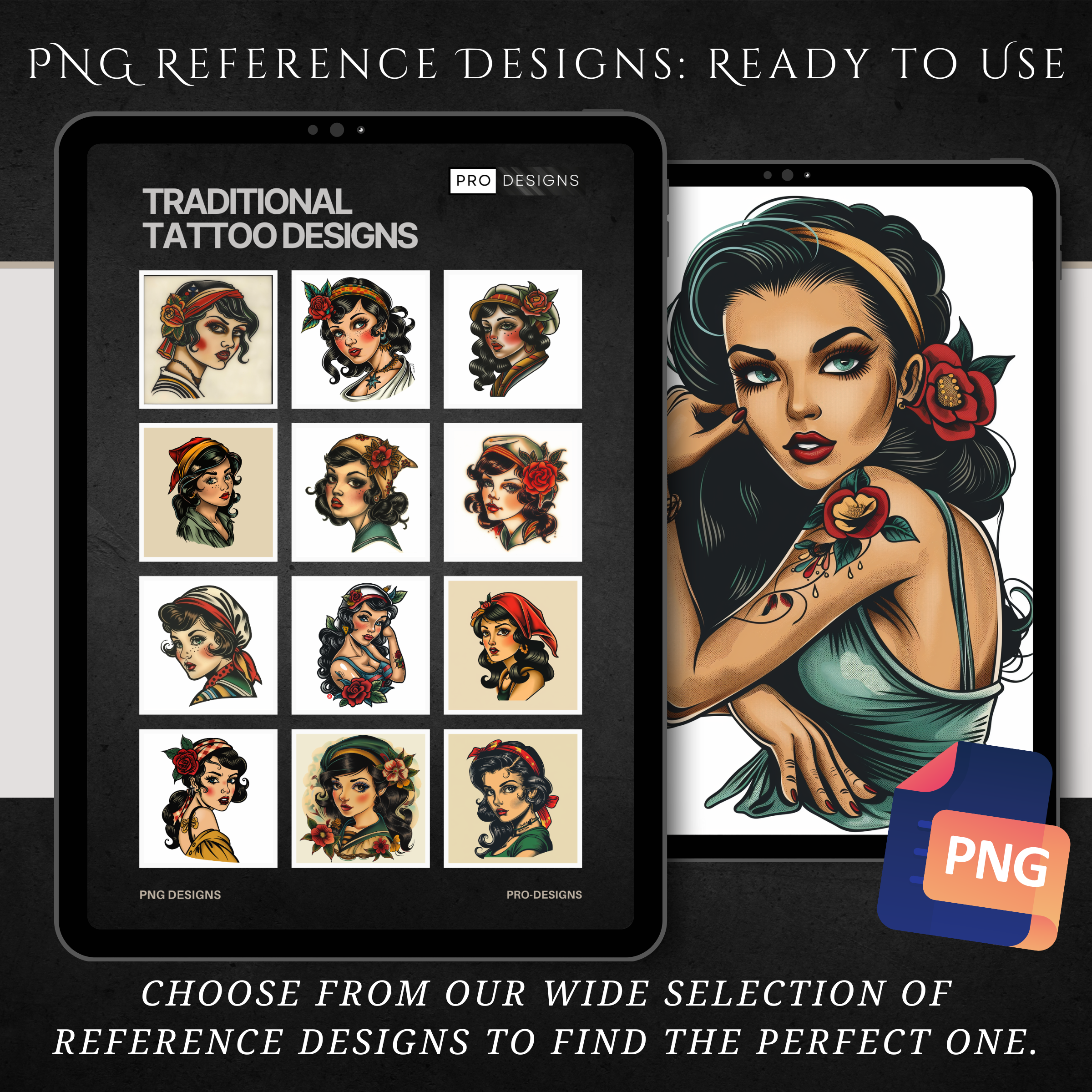 "Traditional Pin-Up Girls" – Bold & Timeless Tattoo Designs Celebrating Classic Pin-Up Art