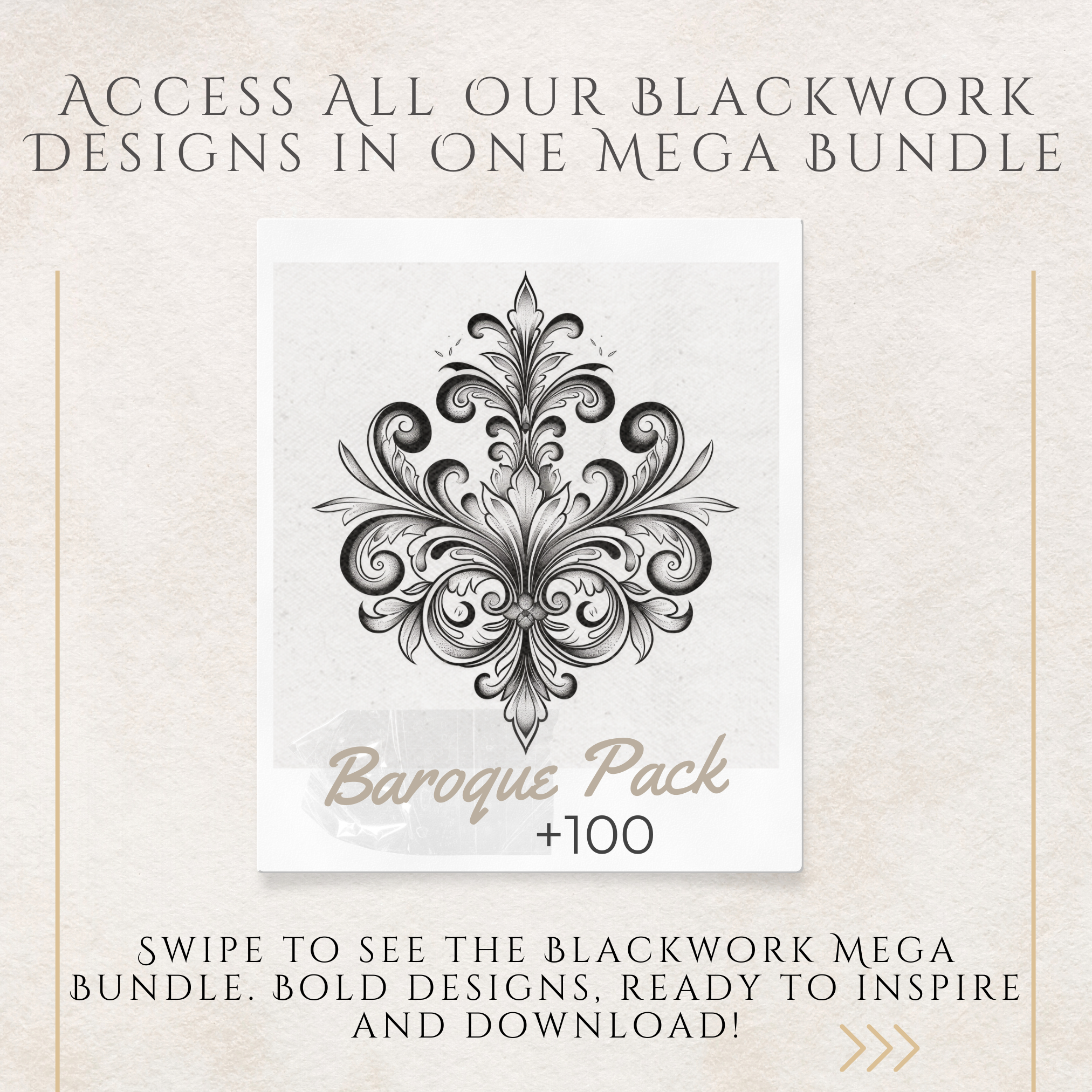 Fineline & Minimalistic Tattoo Mega Bundle – 1,000 Elegant Fineline Designs for Procreate & Sketchbook (Includes 10 Packs, PDF & PNG)