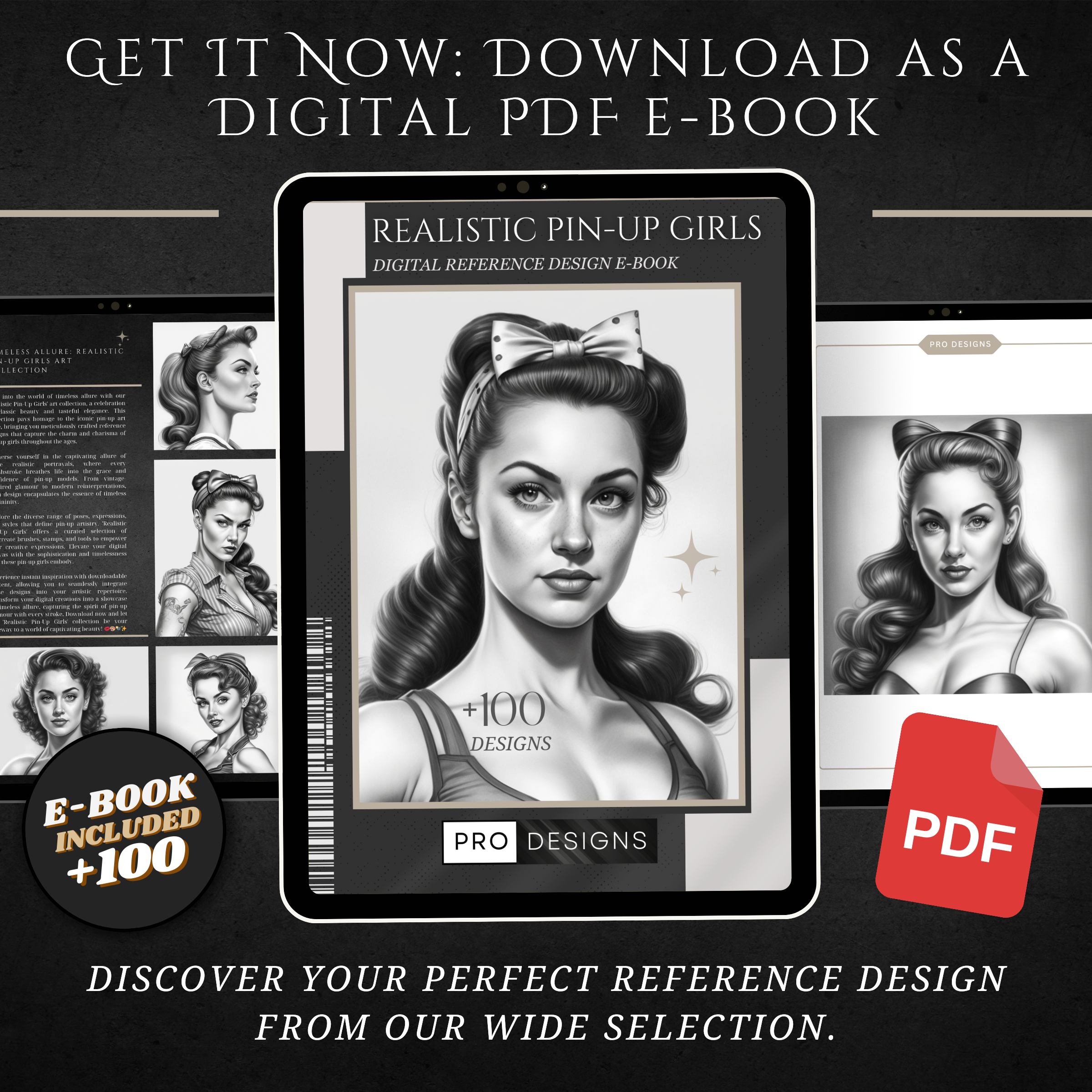 "Retro Allure" - The Realistic Pin-Up Girls Collection