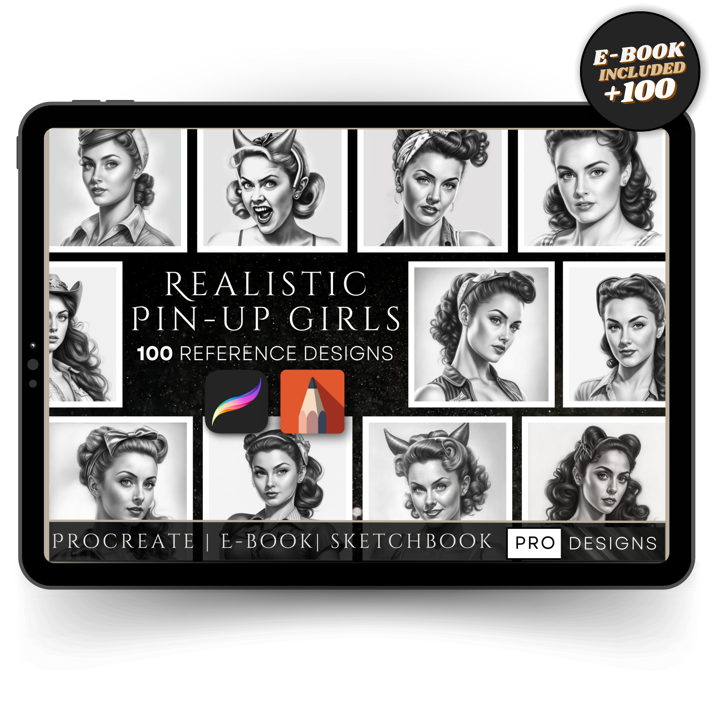 "Retro Allure" - The Realistic Pin-Up Girls Collection