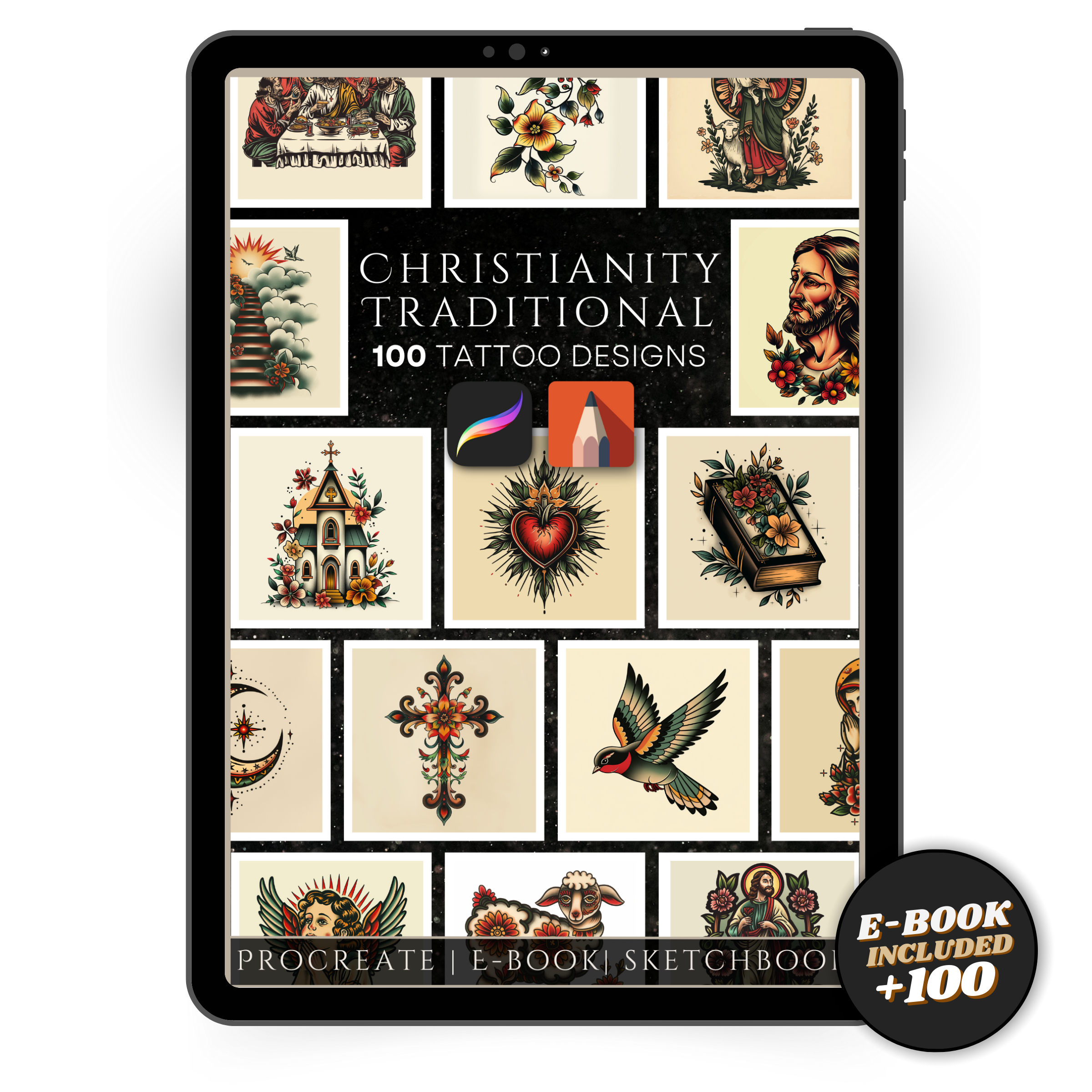 "Traditional Christianity" – Bold & Timeless Tattoo Designs Inspired by Christian Faith